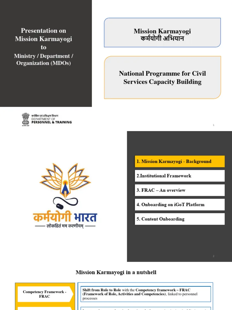 IGOT Karmayogi: A New Era for Civil Servants