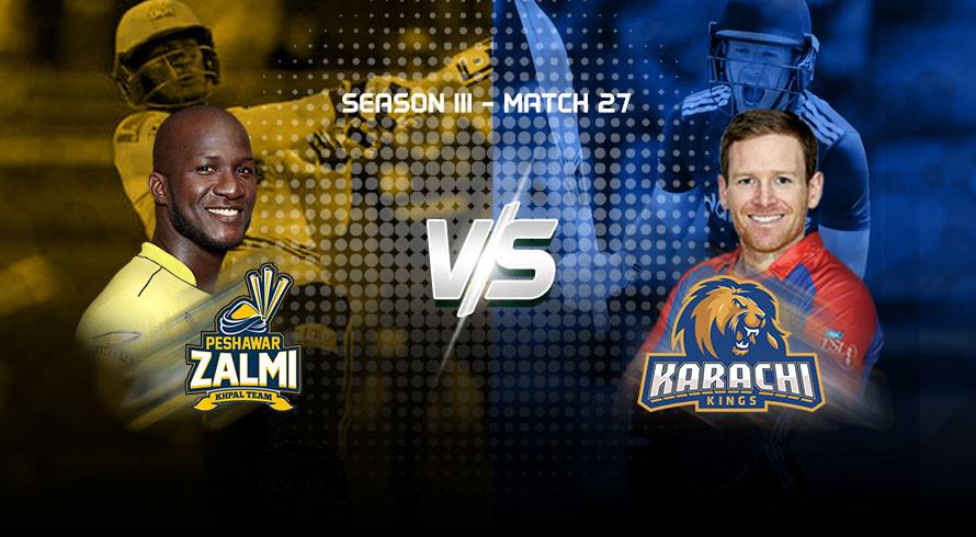 peshawar zalmi vs karachi kings — IN news