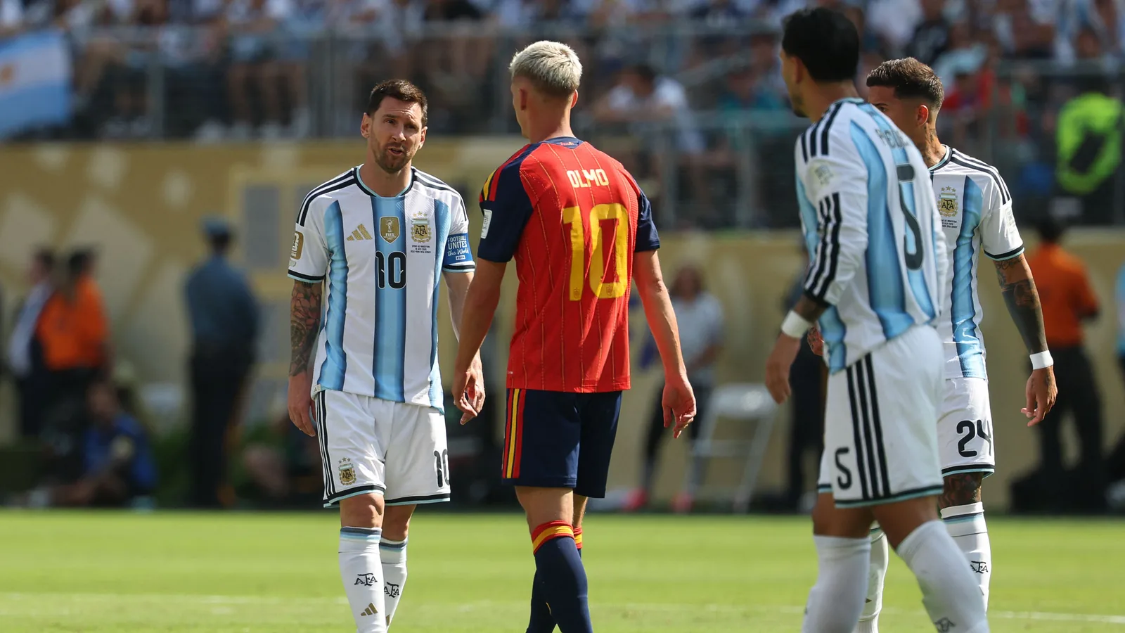 No apology: Argentina's Leandro Paredes breaks silence after World Cup final chaos against Spain as FIFA investigates