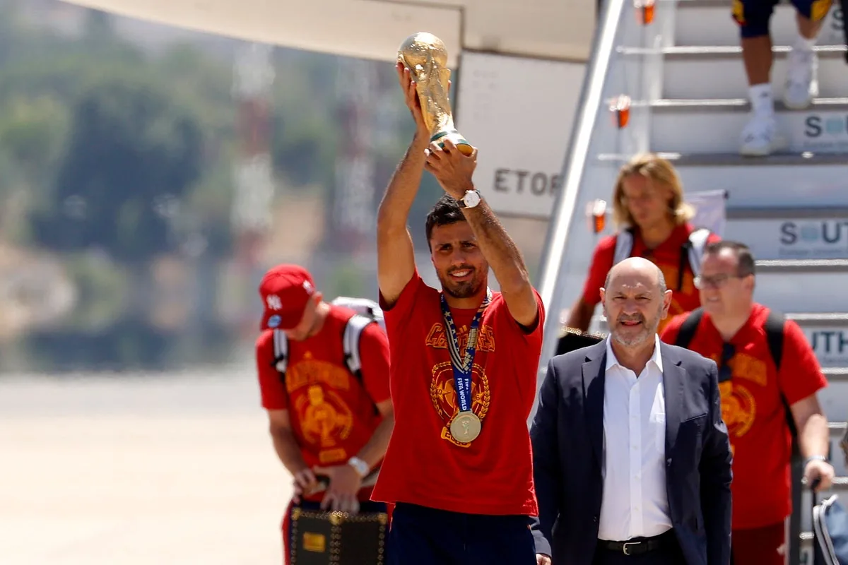 Spain arrive home to parade World Cup trophy as Argentina in disgrace - live reaction