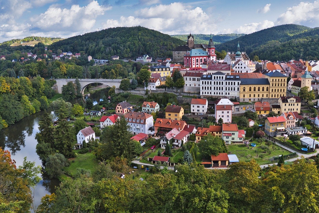 The city of Eger in Hungary
